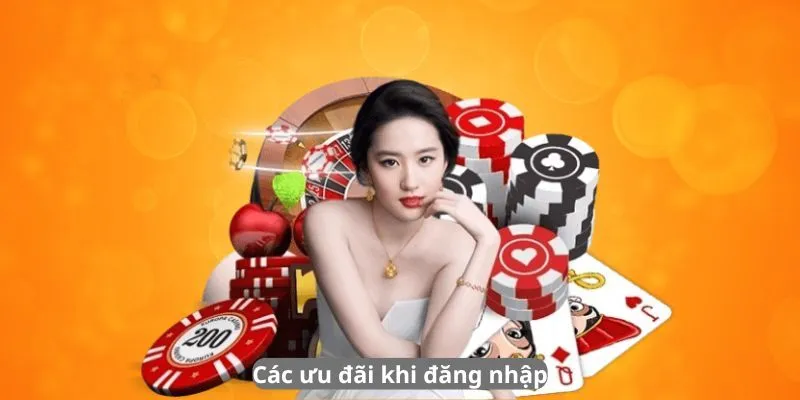 Các ưu đãi khi đăng nhập