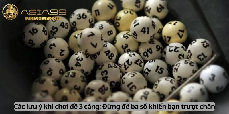 Các lưu ý khi chơi